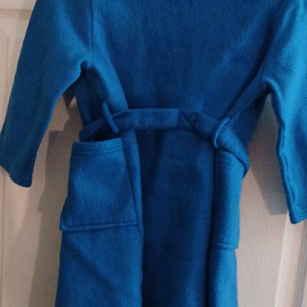 Blue Kids' Robe with Patch - Picture 5 of 5